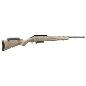 Ruger 46929 American Ranch Gen II Full Size 308 Win 3+1 16.10 Cobalt Cerakote Spiral Threaded Barrel, Pic Rail Steel Receiver, Flat Dark Earth Splatter Adj Comb Synthetic Stock, Rifle