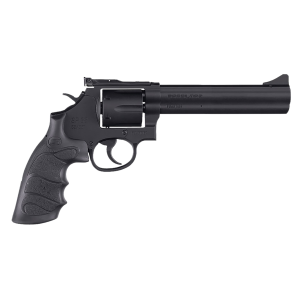 SAR USA SARSR38BL6 SAR SR 357 Mag/38 Special 6 Shot 6 Black Steel Barrel & Cylinder, Black Steel Frame, Black Finger Grooved Grip, Drop Safety/Hammer Block Safety, Exposed Hammer, Revolver