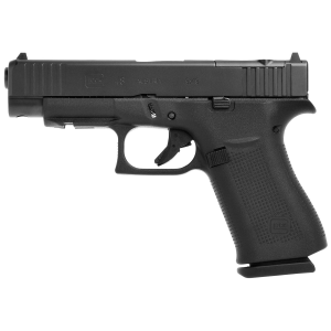 Glock PA4850201FRMOS G48 Gen5 MOS Sim Compact 9mm Luger 10+1 4.17 Black GMB BBL, Black nDLC MOS Cut/Serr Slide, Black Polymer Frame w/Beavertail, Black Textured Polymer Grips,Pistol