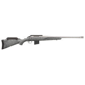 Ruger 46907 American Rifle Gen II Full Size 400 Legend 5+1 20 Cobalt Cerakote Threaded Barrel, Pic Rail Steel Receiver, Gray Splatter Adj Synthetic Stock, Rifle