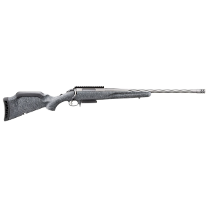 Ruger 46912 American Rifle Gen II Full Size 6mm Creedmoor 3+1 20 Cobalt Cerakote Threaded Barrel, Pic Rail Steel Receiver, Gray Splatter Adj Synthetic Stock, Rifle
