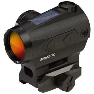 Sig Sauer Electro-Optics SOR43031 Romeo4T Black Anodized 1 x 20 mm 2 MOA Red Ballistic Dot/65 MOA Circle, Red Dot Sight
