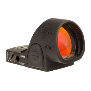 Trijicon 2500003 SRO Matte Black 1 x 0.98 in x 0.89 in 5 MOA, Red Dot Sight