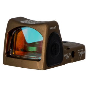 Trijicon 700780 RMR Type 2 Coyote Brown 1 x 0.89 in x 0.67 in 3.25 MOA, Red Dot Sight