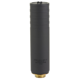 Otter Creek Labs Polonium Suppressor, 556NATO, Threaded 1.375x24, Stainless Steel, Cerakote Finish, Black POL556