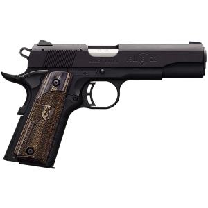 Browning 051814490 1911-22 Black Label Full Size Frame 22 LR 10+1, 4.25 in Stainless Steel Barrel, Matte Black Serrated Slide & Polymer Frame w/Beavertail, Pistol