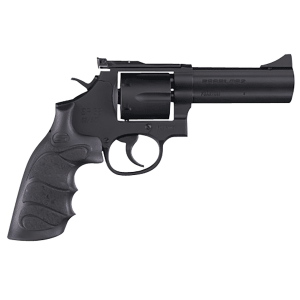 SAR USA SARSR38BL4 SAR SR 357 Mag/38 Special 6 Shot 4 Black Steel Barrel & Cylinder, Black Steel Frame, Black Finger Grooved Grip, Drop Safety/Hammer Block Safety, Exposed Hammer, Revolver