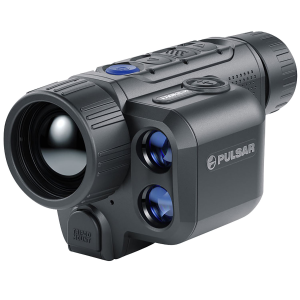 Pulsar Axion 2 Pro LRF XQ35 Thermal Monocular Black 2-8x 35mm Multi Reticle 384x288, 50Hz Resolution Zoom 4x Features Laser Rangefinder