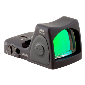 Trijicon 700672 RMR Type 2 Matte Black 1 x 0.87 in x 0.63 in 3.25 MOA, Red Dot Sight