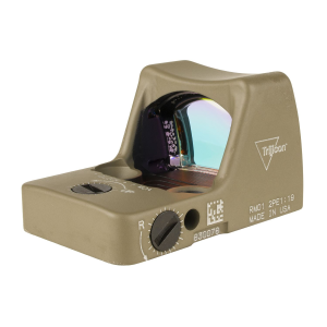 Trijicon 700624 RMR Type 2 FDE 1 X 0.89 in x 0.67 in 3.25 MOA, Red Dot Sight