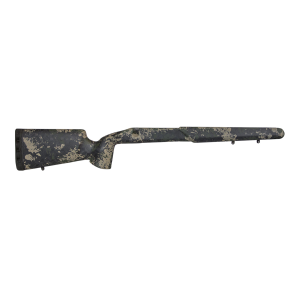 Iota Outdoors 13C1311100153081211 EKO Matte Large Pattern Black Olive with Clear Coat Carbon Fiber Fixed with Tikka Factory Sporter Barrel Contouring for Tikka T3 Right Hand