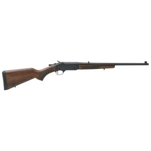 Henry H015308 Single Shot 308 Win Caliber with 1rd Capacity, 22 in Barrel, Overall Blued Metal Finish & American Walnut Stock, Right Hand (Full Size), Rifle
