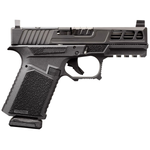 Anderson B2N891A000 Kiger 9C Pro Compact Frame 9mm Luger 15+1 3.91 Black DLC Fluted Barrel & Lightening Cut/Optic Cut/Serrated Stainless Steel Slide, Black Poly Frame w/Pic Rail, Pistol