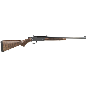 Henry H015450 Single Shot 450 Bushmaster Caliber with 1rd Capacity, 22 in Barrel, Overall Blued Metal Finish & American Walnut Stock, Right Hand (Full Size), Rifle
