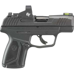 Ruger Max-9Ct 9Mm Tritium Frnt Sgt Notch Rear W/Ctc Red Dot 3504