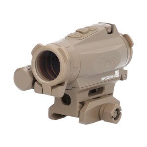 Sig Sauer Electro-Optics SOR44102 Romeo4T Pro FDE 1 x 20 mm 2 MOA Red Quad Ballistic Dot/65 MOA Circle, Red Dot Sight