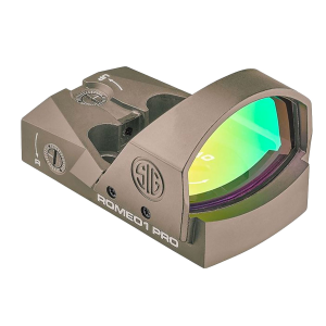 Sig Sauer Electro-Optics SOR1P103 Romeo1Pro FDE 1 x 30 mm 6 MOA, Red Dot Sight