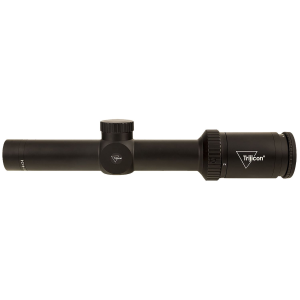 Trijicon 2700001 Huron Satin Black 1-4x 24mm 30mm Tube BDC Hunter Holds Reticle, Rifle Scope