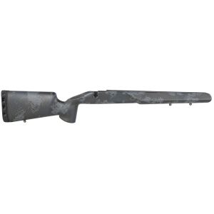 Iota Outdoors 13C1211100153081211 EKO Matte Large Pattern Midnight Gray with Clear Coat Carbon Fiber Fixed with Tikka Factory Sporter Barrel Contouring for Tikka T3 Right Hand