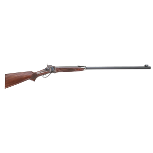 Taylors & Company 210144 1874 Sharps Long Range 45-70 Gov 1rd 34 in Black Half Octagonal Barrel, Color Case Hardened Rec, Fixed Walnut Checkered Stock, Rifle