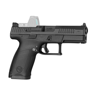 CZ-USA 01536 P-10 C Compact Frame 9mm Luger 10+1 4.02 Black Carbon Steel Barrel, Black Nitride Optic Ready/Serrated Steel Slide, Black Poly Frame w/Pic Rail, Interchangeable Backstrap Grip, Pistol