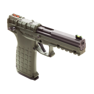 Kel-Tec PMR30, Single Action, Hammer Fired, Semi-automatic, Polymer Frame Pistol, Full Size, 22 WMR, 4.3 in Barrel, Matte Finish, OD Green, Fiber Optic Sights, 30 Rounds, 1 Magazine PMR30BGRN