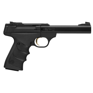 Browning 051497490 Buck Mark URX 22 LR 10+1 5.50 in Slab Side Barrel, Matte Black Serrated Steel Slide & Aluminum Frame, Black Overmolded RX Grips, Pistol