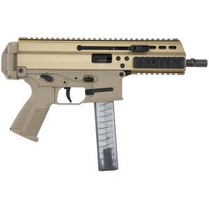 B&T Firearms 36039CT APC SD 9mm Luger 30+1 6.80 in Black Steel Barrel, M-LOK Handguards, Coyote Brown Anodized Aluminum Picatinny Rail Receiver, Coyote Polymer Grips, Pistol