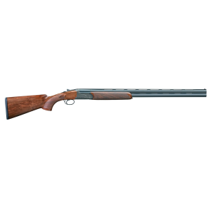 Rizzini USA 26011232X BR110 Sporter-X 12 Gauge O/U 2rd 3 in 32 in Chrome Lined Ramped Rib Barrel, Steel Receiver, Matte Gray Cerakote Finish, Turkish Walnut Stock w/Adjustable Comb Includes 5 Nickel Coated Extended, Choke Tubes, Shotgun
