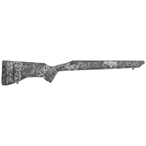 Iota Outdoors 961211102113211101 Krux Large Pattern Midnight Gray Fiberglass Fixed with M24 Barrel Contouring for Remington 700 Long Action Right Hand