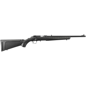 Ruger 8305 American Rimfire Full Size 22 LR 10+1 18 in Satin Blued Threaded Barrel, Satin Blued Steel Receiver, Black Synthetic Adjustable Stock, Right Hand, Rifle