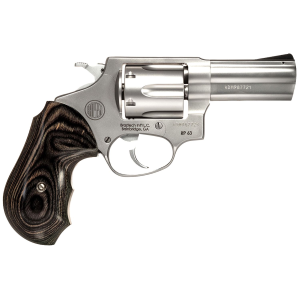 Rossi 2-RP639WD1 RP63 Small Frame 357 Mag 6rd 3 Stainless Steel Barrel, Cylinder & Frame Black/Gray Laminate Grip, Hammer Block Safety, Exposed Hammer, Revolver