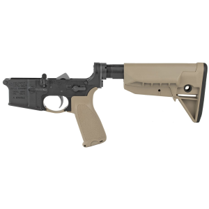 Bravo Company Bravo Company LRG-STK-MOD-0-SPMD-FDE, Semi-automatic Complete Lower Receiver, AR