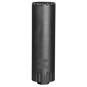 Yankee Hill R9 Suppressor, 9mm Luger 1.562 in Black Cerakote 17-4 Stainless Steel 1/2 in-28 tpi, 215528
