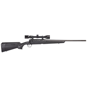 Savage Arms 57263 Axis XP Full Size 270 Win 4+1 22 in Matte Black Button-d Barrel, Matte Black Steel Receiver, Matte Black Fixed Synthetic Stock, Weaver Scope 3-9x40mm, Rifle