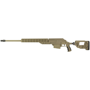 Steyr Arms SSG M1, Bolt Action Rifle, 338 Lapua Magnum, 27.2 in Cold Hammer Forged Threaded Barrel, Matte Finish, Flat Dark Earth, Chassis, 10 Rounds, 1 Mag, Includes Bipod 621513KDA