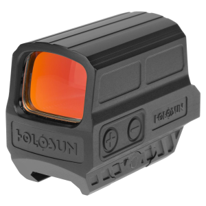 Holosun Technologies Red Dot, 1X28mm, 2MOA Dot with 65MOA Circle, Black HS512C