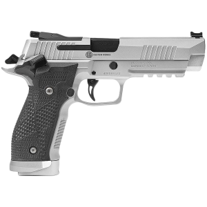 Sig Sauer 226X59STAS10 P226 XFive STAS Full Size Frame SAO 9mm Luger 10+1, 5 in Black Steel Bull Barrel, Stainless Optic Ready/Serrated Steel Slide, Stainless Steel Frame w/Beavertail & Picatinny Rail, Black Piranha G10 Grip, Manual Safety, Rig, Pist