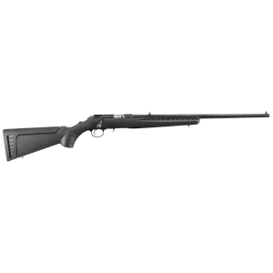 Ruger 8321 American Rimfire Full Size 22 WMR 9+1 22 in Satin Blued Alloy Steel Barrel, Receiver, Black Synthetic Adj LOP Stock, Right Hand, Rifle