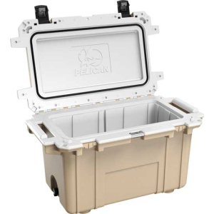 Pelican Cooler Im 70 Quart Elite Tane/White Trim 70Q1TANWHT - Pelican