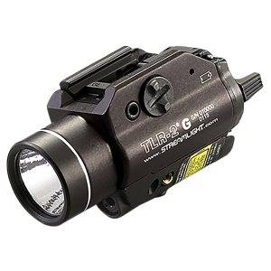 Streamlight 69250 TLR-2 G Gun Light Black Anodized 300 Lumens White LED/Green Laser