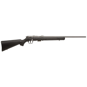 Savage Arms 91700 93 FSS 22 WMR Caliber with 5+1 Capacity, 21 in Barrel, Matte Stainless Metal Finish, Matte Black Synthetic Stock & AccuTrigger Right Hand (Full Size), Rifle
