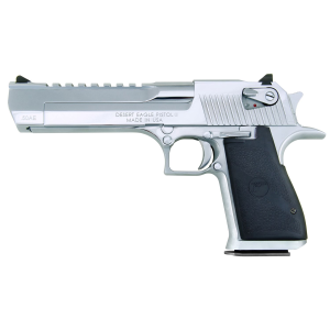 Magnum Research Desert Eagle Mark XIX Pistol DE50PC, 50 AE, 6 in Barrel, Semi-Auto, Single Action, Formed Grips, Polished Chrome, 7 + 1 Rd