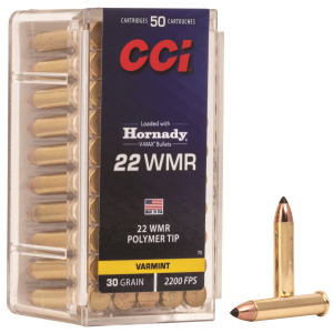 CCI 0073 VMAX 22WMR 30gr Hornady V-Max 50 Per Box/40 Case Rimfire Ammunition