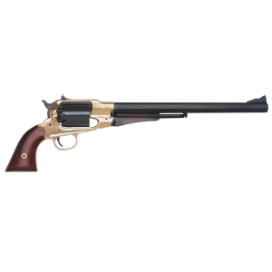Traditions FR185812 1858 Bison Break Open 44 Cal #11 Percussion 12 in 6 Shot Brass Frame Blued Barrel & Cylinder Walnut Grip Black Powder, Handgun