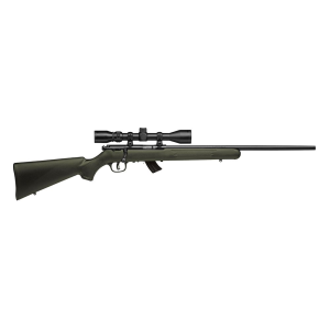 Savage Arms 26721 Mark II FXP 22 LR Caliber with 5+1 Capacity, 21 in Barrel, Matte Blued Metal Finish & OD Green Synthetic Stock Right Hand (Full Size) Includes 3-9x40mm Scope, Rifle