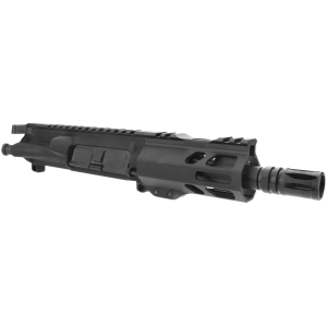 TacFire BU5565, Pistol Upper Assembly 5.56x45mm NATO Caliber with 5 in Black Nitride Barrel, Black Anodized 7075-T6 Aluminum Receiver & M-LOK Handguard for AR-Platform Includes Bolt Carry Group