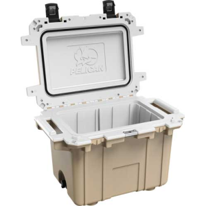 Pelican Coolers Im 50 Quart Elite Tan/White 50Q1TANWHT - Pelican