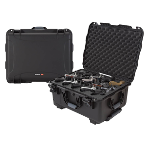 Nanuk 95015UP1 950 15 Up Gun Case Black Polymer w/ Closed-Cell Foam Padding 20.50 in L 15.30 in W 10.10 in H Interior Dimensions