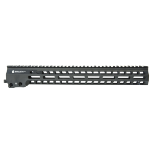 Geissele Automatics 05575B Super Modular Rail MK14 15 in M-LOK, Black Aluminum for AR Platform, Barrel Nut Included